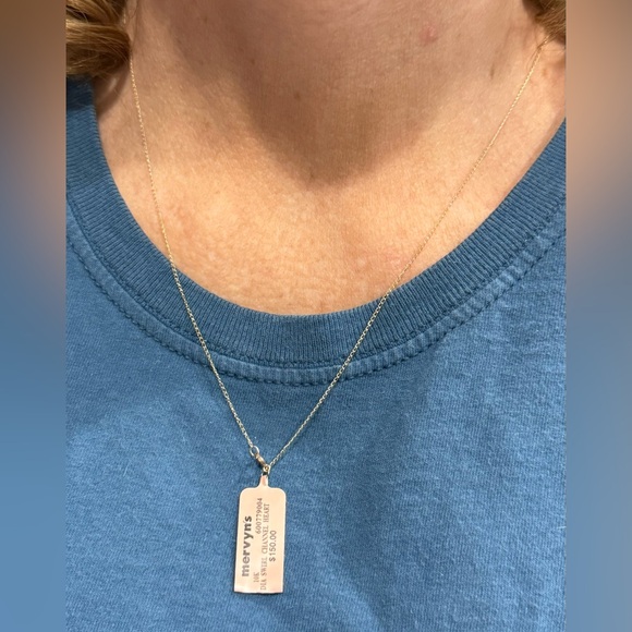 Womens 14 kt yellow gold 16” ladies chain. - Picture 6 of 6